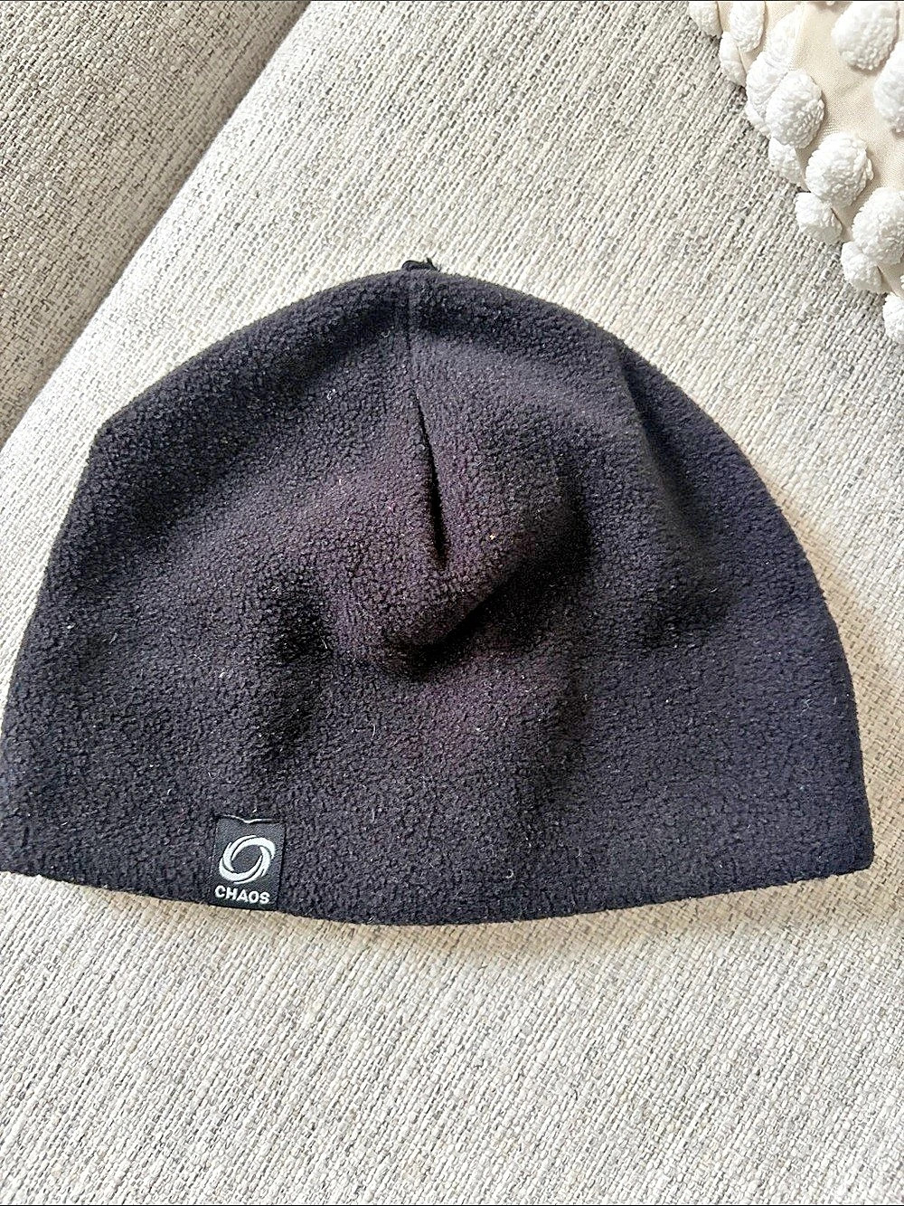 Chaos Black Beanie